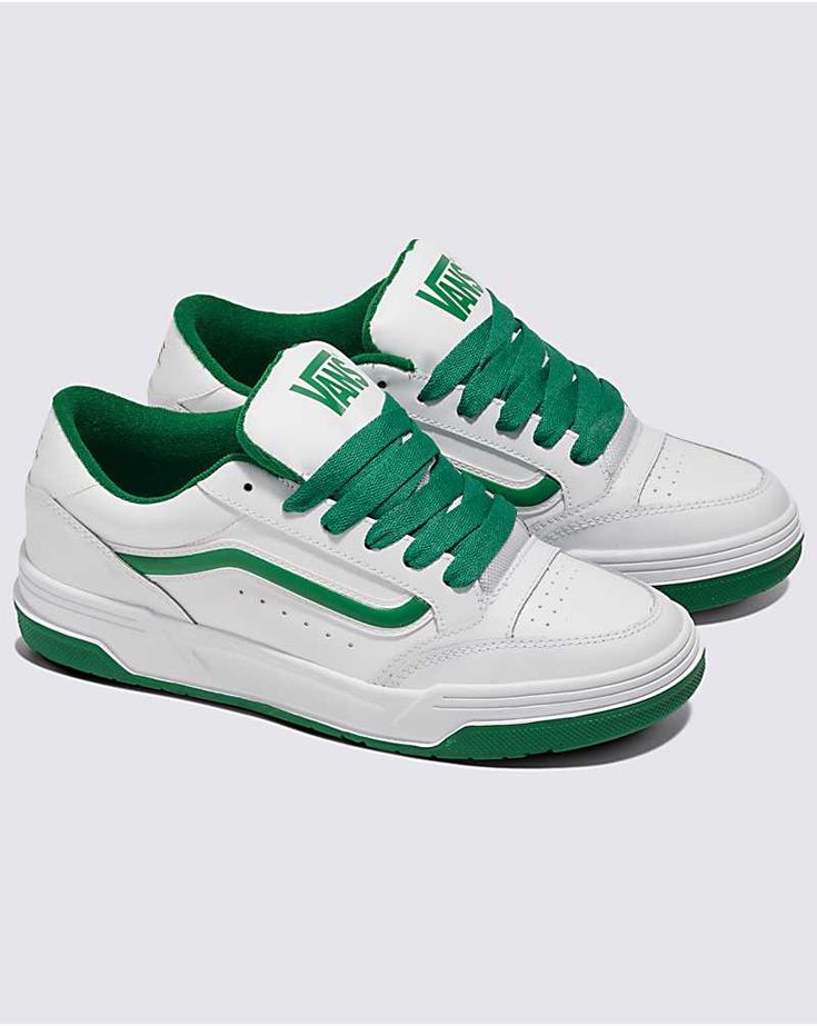 Hylane Shoe Green Round Toe Skate Shoes With Laces, Green Sneakers For Skateboarding With Laces, Green Sneakers For Skateboarding, Green Skateboarding Sneakers, Green Skate Shoes With Laces For Streetwear, Green Skate Shoes With Rubber Waffle Outsoles, Green Skate Shoes With Boost Midsole, Green Sneakers For Skateboarding With Rubber Waffle Outsoles, Green Vans Sneakers With Rubber Sole