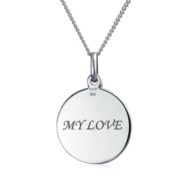 A stunning sterling silver disc pendant necklace by AYLLU, featuring two hearts and an infinity forming a clover. The pendant displays "Live Well Laugh Often Love Much." Comes in handcrafted gift boxes with a story pamphlet. Perfect for expressing love, luck, and unity. Round Pendant Charm Necklace For Mom, Charms Round Pendant Necklace For Mom, Round White Gold Charm Necklace As Gift, White Gold Round Charm Necklace As Gift, Round White Gold Charm Necklace Gift, Mother's Day Engraved Charm Necklaces, Mother's Day Engraved Round Charm Necklaces, Mother's Day Engraved Charm Necklace, Anniversary Charm Necklace With Coin Pendant