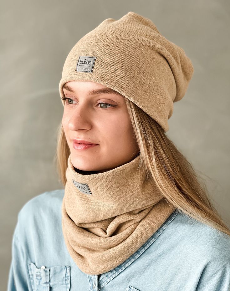 PLEASE NOTE: This listing is for the woman beanie only. If you are interested in SET of beanie and scarf - click the link in the description below. This luxury beanie for woman is made from two layered cotton fabric. This is high quality hat for women that is easy to combine with a coat, leather or eiderdown jacket. It is soft, elastic, pleasant to wear and breathable fabric, so you can be sure, you is  wearing top category accessory.  Two layered woman beanie is perfect for fall / winter / spri Warm Beige Bonnet, Warm Beige Bonnet One Size, Windproof Beanie For Fall, Warm Fall Bonnet, Beige Beanie Bonnet For Fall, Warm Beige One-size Beanie, Winter Beige Bonnet (one Size Fits Most), Beige Warm Bonnet One Size, Beige One Size Winter Bonnet