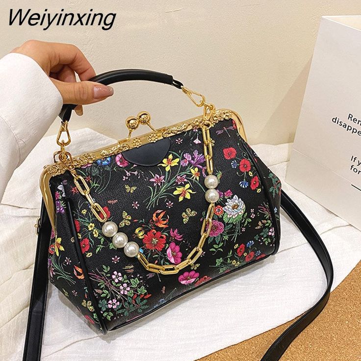 Shipping: Worldwide Express Shipping AvailableDelivery time: 🚚7-15Days Fast ShippingReturns: Fast refund,💯100% Money Back Guarantee.Handbags Type: TotesTypes of bags: Handbags & Crossbody bagsMain Material: PULining Material: PolyesterShape: FramePlace Of Origin: HE BEI ProvincePlace Of Origin: HE BEI ProvinceOrigin: Mainland ChinaCN: HebeiHardness: HARDPattern Type: FloralInterior: Cell Phone PocketDecoration: FlowersDecoration: ChainsExterior: Solid BagOccasion: VersatileClosure Type: HaspGe Flower Handbag, Flower Purses, Women Crossbody Bag, Handbags Casual, Pearl Leather, Bag Luxury, Bag Trends, Shoulder Messenger Bag, Evening Clutch