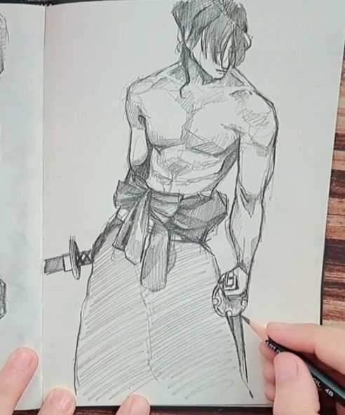 Drawing Ninja Drawing Poses, Samurai Sketch Drawing, Samurai Drawing Sketches, Samurai Drawings, Ninja Sketch, Ninja Drawing, Samurai Sketch, Samurai Manga, Art Recreation