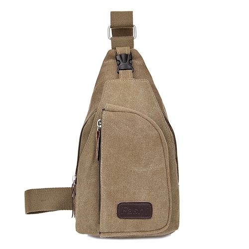 Category:Crossbody Bag; Season:Spring  Summer; Gender:Unisex; Type:Chest Bag,Sling Shoulder Bag,Mobile Phone Bag; Occasion:Outdoor,Sports; Material:Canvas; Width:17cm; Closure Type:Zipper; Height:6cm; Coat Bust:35cm; Pattern:Solid Colored; Product Compatibility:Tablet; Pocket:Exterior; Brand:Amir; Listing Date:04/25/2016; 2023 Trends:Messenger Bag,Canvas Bag; Base Categories:Handbags,Handbags, Wallets  Cases,Apparel  Accessories Mens Waist Bag, Sling Bag Men, Mens Crossbody Bag, Rucksack Bag, Canvas Messenger Bag, Shoulder Backpack, Messenger Bag Men, Waist Bags, Canvas Handbags