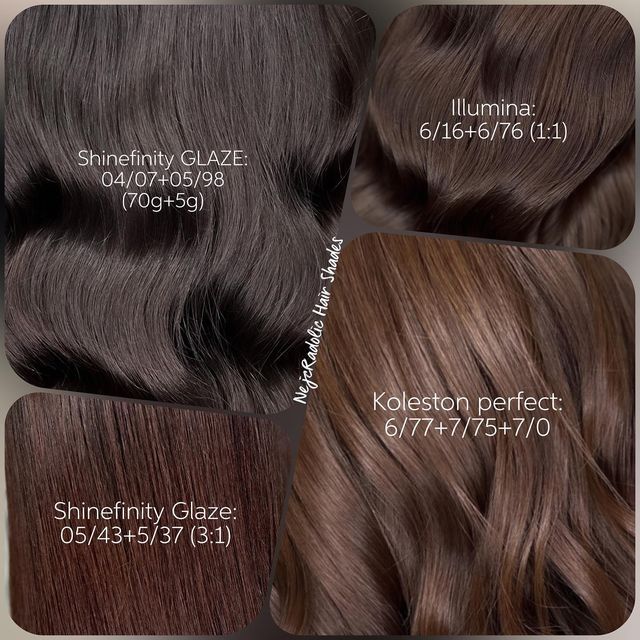 Wella Dark Brown Formula, Brown Wella Hair Color, How To Tone Brown Hair, Wella Color Touch Chart, Deep Chocolate Brown Hair Formula, Wella Brown Hair Color Chart, Hair Color Formulas Schwarzkopf, Bronze Hair Formula, Brunette Box Dye