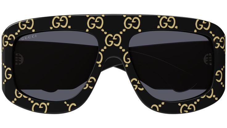 Gucci sunglasses model GG0983S Fashion eyewear collection shield acetate frame featuring shiny solid black frame and black lens. Vogue Kids, Chloe Kids, Sunglasses Model, Fashion Eyewear, Gucci Sunglasses, Eyewear Fashion, Face Shapes, Black Grey, Solid Black