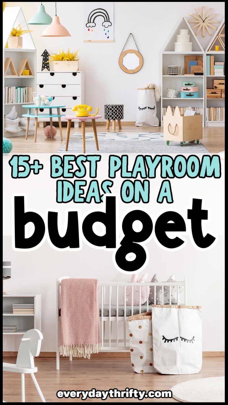 the best playroom idea on a budget