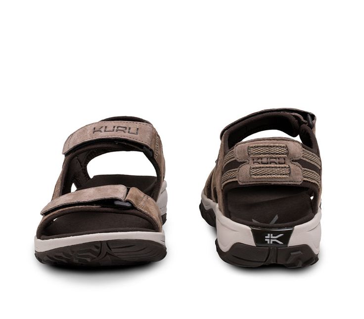 TREAD is like four-wheel drive for your feet. It is a supportive, waterproof, multi-sport sandal. The aggressive, durable rubber TREAD pattern inspires confidence in the face of the most rugged terrain. It's perfect for all your favorite outdoor pursuits, including hiking, walking, gardening, fishing-or whatever else you hear in the call of the wild where Mother Nature pulls you next. Feel the wind in your hair and a breeze on your feet with an open design that maximizes breathability and airflo Kuru Shoes, Supportive Sandals, Heel Pain, Wide Shoes, Ankle Support, Foot Pain, Sport Sandals, The Trail, Buy Shoes