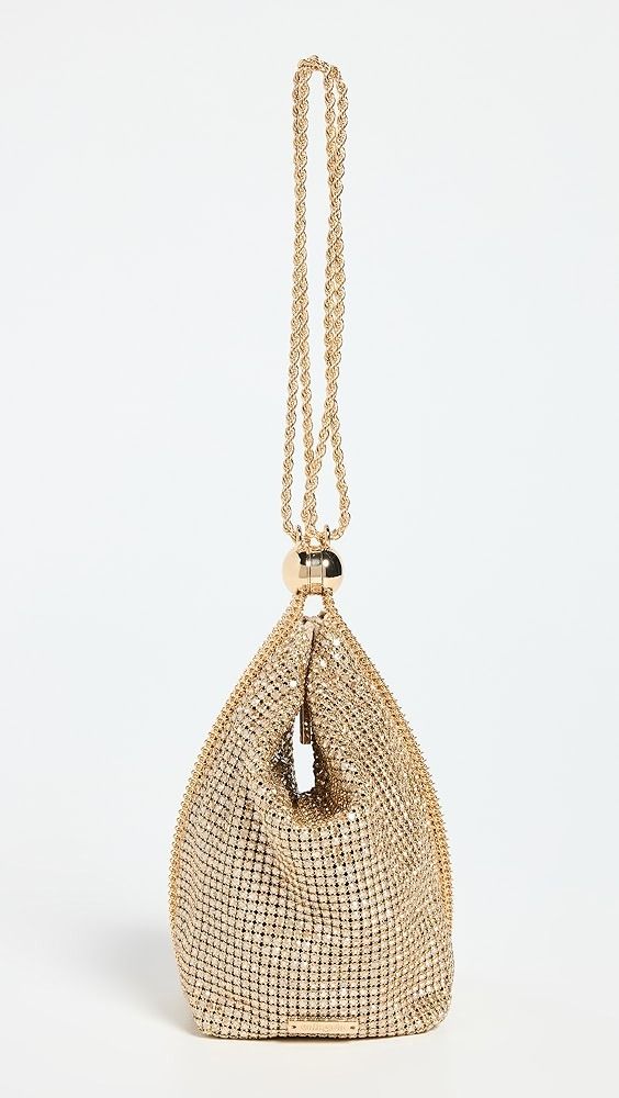 Cult Gaia Rue Wristlet | Shopbop Elegant Chain Evening Bag As Gift, Elegant Metal Evening Bag, Elegant Evening Jewelry With Detachable Pendant, Evening Jewelry With Lobster Clasp, Luxury Sparkling Evening Necklaces, Luxury Sparkling Jewelry For Evening, Gold Teardrop Evening Necklaces, Teardrop Metal Jewelry For Evening, Evening Teardrop Metal Jewelry