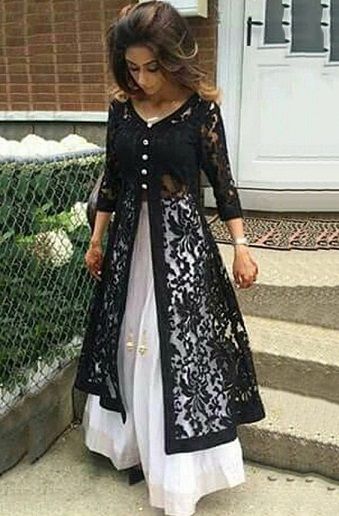 15 Latest Designer Long Kurtis Collection For Women Vetement Hippie Chic, Long Kurti Designs, Net Dress, Salwar Kamiz, Kurti Designs Party Wear, Dress Indian Style, Designs For Dresses, Stylish Dress Designs, Designer Dresses Indian