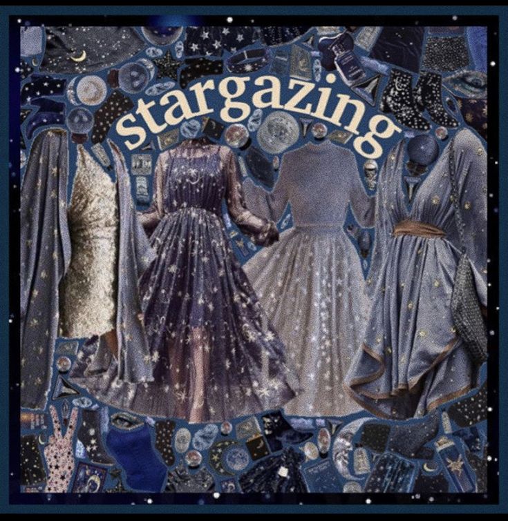 70s Celestial Outfit, Starry Aesthetic Clothes, Starry Outfit Aesthetic, Astronomy Outfit Aesthetic, Blue Witch Aesthetic Outfit, Celestial Academia Outfit, Cosmic Core Aesthetic, Cosmic Goth Outfits, Moon Core Aesthetic Outfits