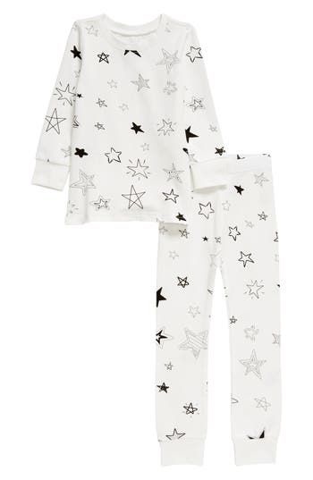 Sweet stars pattern these stretch-cotton pajamas with a longer-length top that means it won't ride up while baby is relaxing. This item is designed to fit snugly, as it is not flame-resistant 95% organic cotton, 5% spandex Machine wash, tumble dry Imported Long Sleeve Sleepwear With Star Print For Bedtime, Long Sleeve Sleepwear With Star Print, Long Sleeve Star Print Sleepwear, Star Print Long Sleeve Sleepwear For Pajama Party, Star Print Long Sleeve Sleepwear For Loungewear, Cotton Star Print Sleepwear For Loungewear, Cotton Sleepwear With Star Print, Stars Pattern, Cotton Pajamas