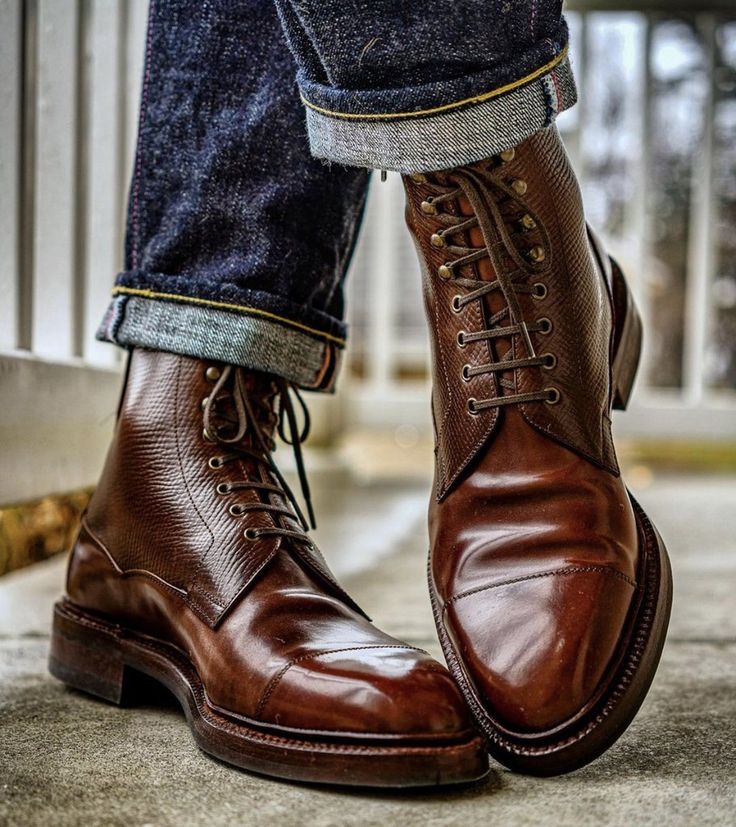 Styling Chelsea Boots, Boots Outfit Men, Cap Toe Boots, Unique Boots, Botas Chelsea, Gentleman Shoes, Brogue Boots, Handmade Leather Shoes, Men’s Boots