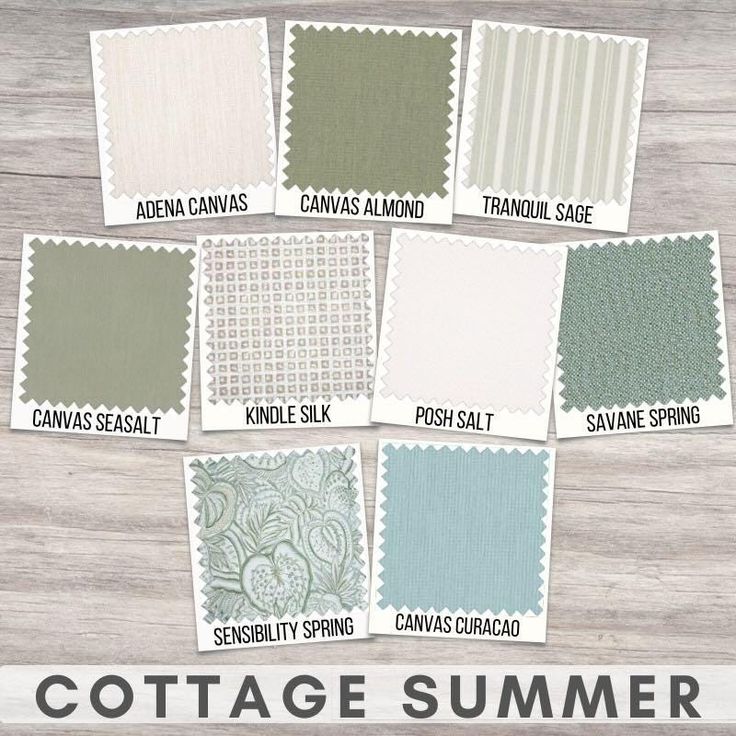 the cottage summer collection is available in several colors