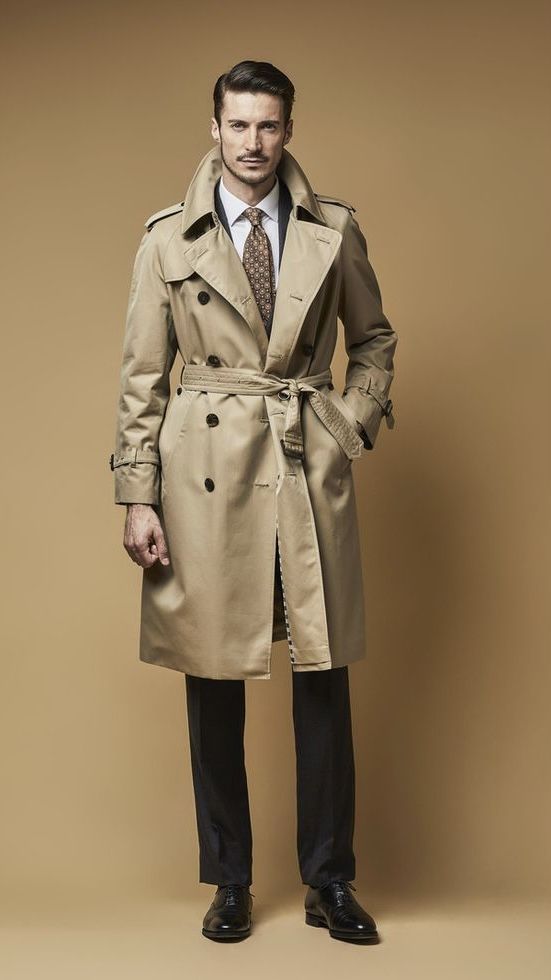 Men’s Trench Coat, Trenchcoat Outfit Men, Man In Trench Coat, Trench Coat Outfit Men, Over Coat Mens, Trench Coat Man, Best Mens Winter Boots, Winter Party Outfit Night, Men Trench Coat