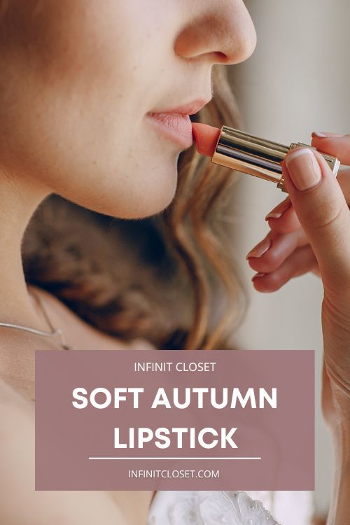 Soft Autumn Lipstick | InfinitCloset House Of Colour Autumn Makeup, Soft Autumn Mac Lipstick, Soft Autumn Lipstick Colors Mac, Lipstick Soft Autumn, Red Lipstick For Soft Autumn, Soft Autumn Lip Color, Soft Autumn Red Lipstick, Soft Autumn Drugstore Makeup, Soft Autumn Makeup Palette