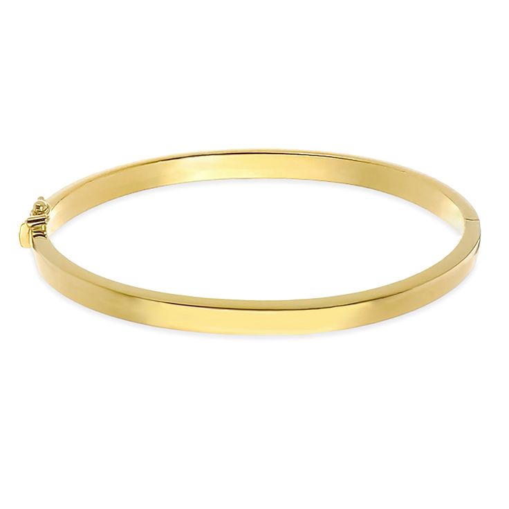 Introducing our exquisite Flat Gold Bracelet Bangles, available in both 14K and 18K gold options—a stunning combination of elegance and modern design meticulously crafted in Italy. These bracelets feature a flat profile, with options for both 6MM and 4MM widths, adding a touch of sophistication to your ensemble.Premium Gold Options:Choose from either 14K or 18K gold options to suit your preference. Both options guarantee a radiant finish and enduring quality, with 18K gold providing a higher gol Modern Gold Bracelet, Tarnish Resistant For Everyday Luxury, Modern White Gold Bracelet For Everyday Luxury, Modern Round Gold Bracelet For Formal Occasions, Modern Tarnish-resistant Gold Bracelet For Everyday Luxury, Modern White Gold Luxury Bracelet, Modern Round Gold Bracelet With Polished Finish, Modern Gold Bracelet With Polished Finish For Everyday Luxury, Modern 14k Gold Jewelry With Gold Clasp, Modern White Gold Bracelet, Tarnish Resistant