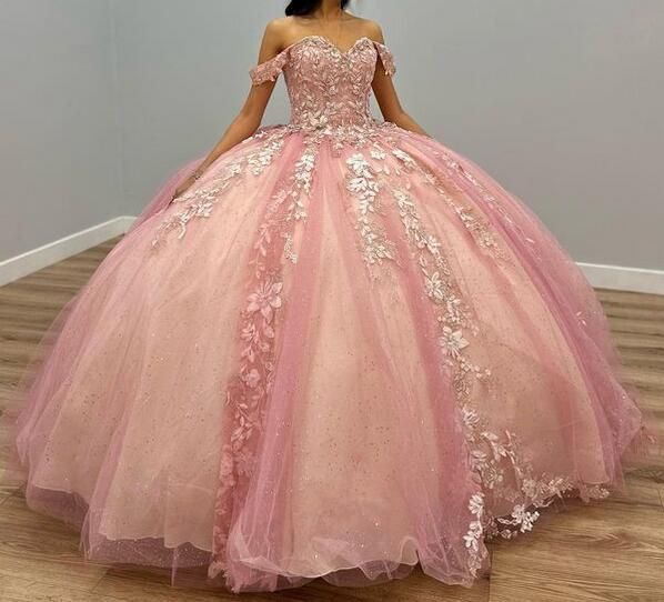 Pink Ball Gown Quinceanera Dress For Sweet 16, Pink Quinceanera Dress With Sweetheart Neckline For Sweet 16, Pink Ball Gown For Sweet 16, Princess Sleeveless Quinceanera Dress For Sweet 16, Princess Style Sleeveless Quinceanera Dress For Sweet 16, Sleeveless Princess Quinceanera Dress, Sleeveless Tulle Quinceanera Dress For Sweet 16, Pink Quinceanera Dress With Fitted Bodice For Sweet 16, Pink Sleeveless Gown For Sweet 16