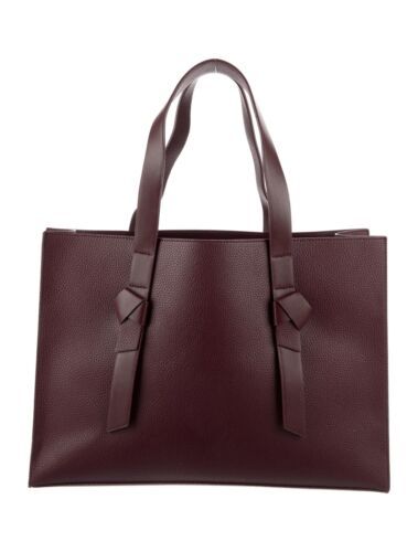 Rachel Zoe Vegan Faux Leather Tote Bag Burgundy Double Handle Pebbled 12x16.5x5 | eBay Faux Leather Tote Bag, Id Bracelets, Rachel Zoe, Work Shirts, Brooks Brothers, Walking Shoes, Leather Tote Bag, Tiffany & Co., Bottega Veneta