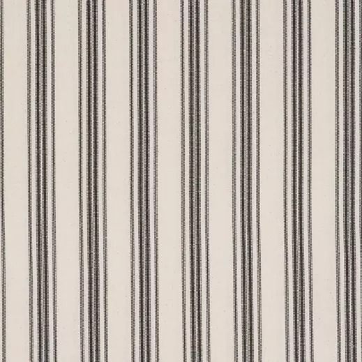 black and white striped fabric with vertical stripes