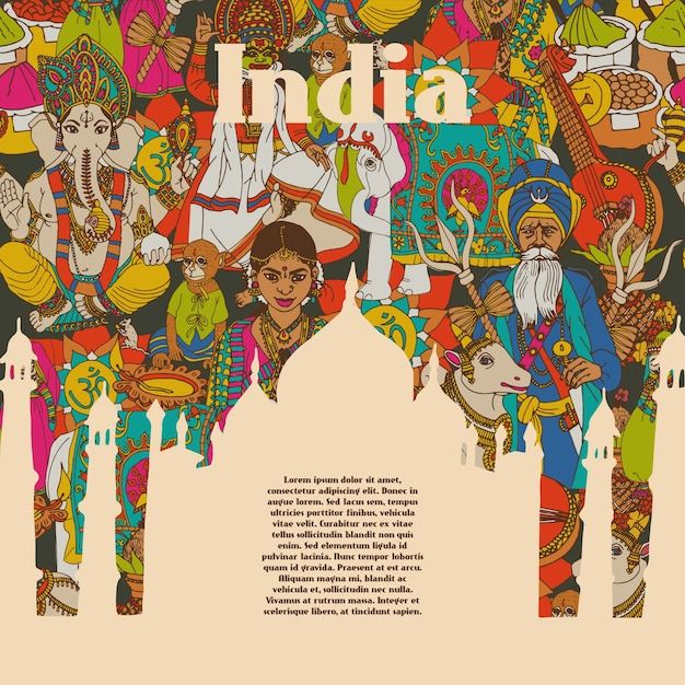 Incredible India Posters, India Poster, India Painting, Indian Illustration, India Culture, Temple Architecture, India Food, Poster Drawing, Collage Artwork