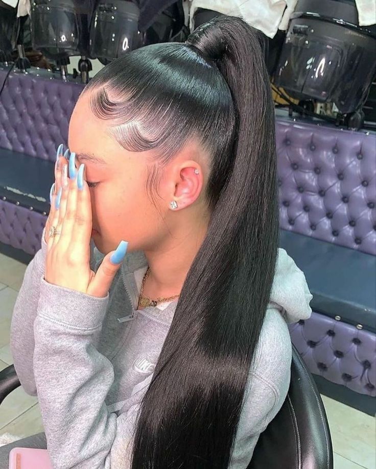 Ponytail Haircut, Long Ponytail Hairstyles, High Ponytail Hairstyles, Weave Ponytail Hairstyles, Sleek Ponytail Hairstyles, Weave Ponytail, Black Ponytail Hairstyles, Fishtail Braid, Slick Hairstyles