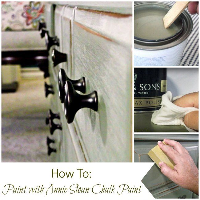 how to paint annie sloan chalk paint