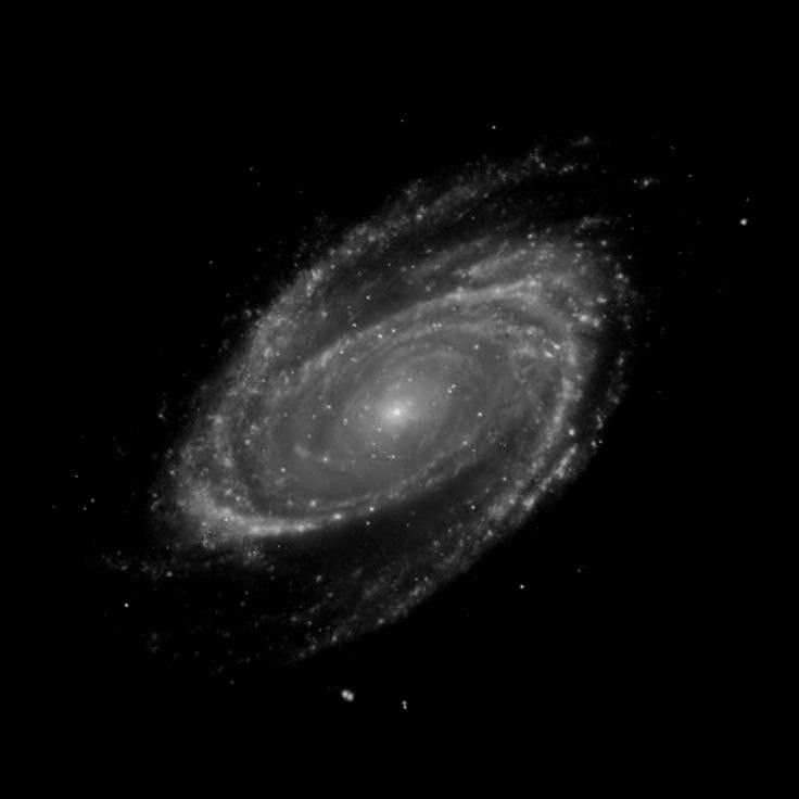 an image of a spiral galaxy in the night sky