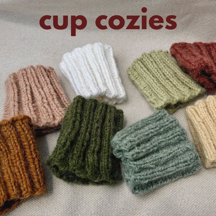 introducing the cup cozies🥤they are perfect for iced drinks during summer and beyond. They are perfect for keeping your hands warm while holding an iced drink and preventing water from accumulating when your drink melts a bit!!🧊☀️ . . . #summer #summervibes #cupcozy #knit #knitknitknit #knitaccessories #smallbusiness #etsy #etsyshop Drinkware Aesthetic, Cup Sleeve Crochet, Crochet Cup Sleeve, Knit Cup Cozy, Iced Coffee Sleeve, Iced Coffee Cozy, Colorful Headbands, Cozy Ideas, Summer Headbands