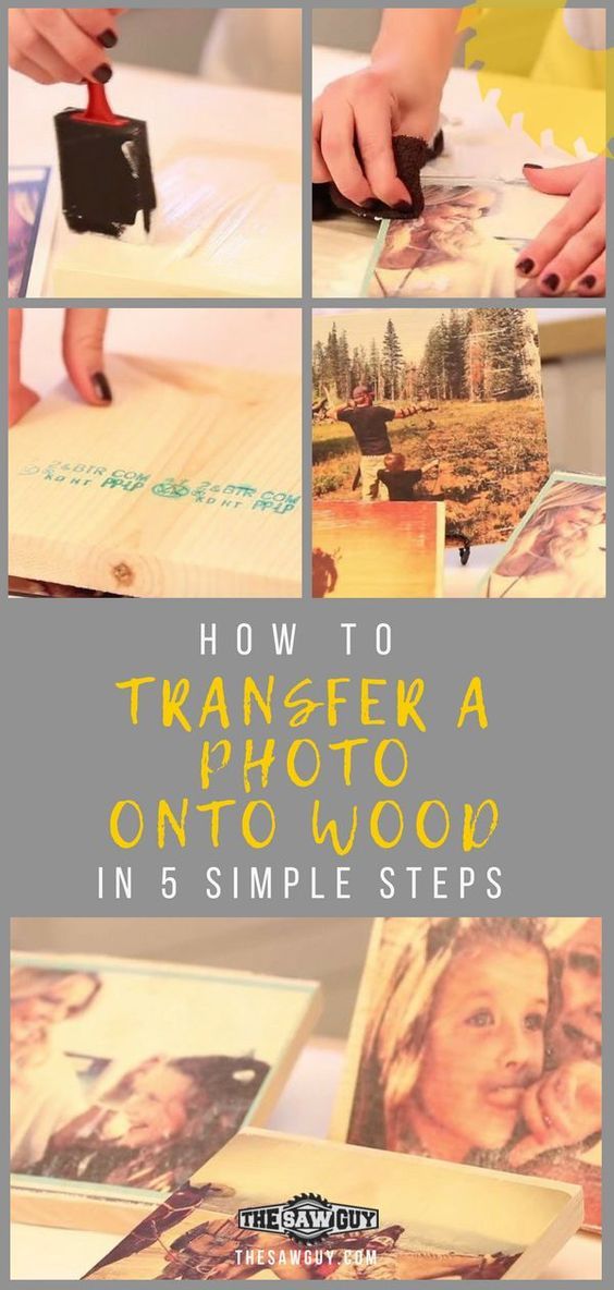 how to transfer photos onto wood in 5 simple steps