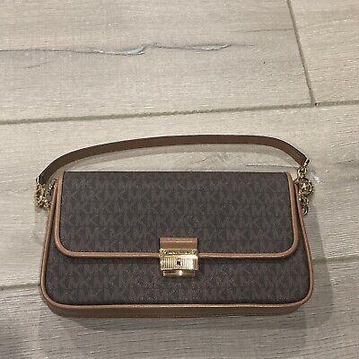 (eBay) Find many great new & used options and get the best deals for Michael Kors Ladies Bradshaw Small Logo Convertible Shoulder Bag 30S1G2BL1B-252 at the best online prices at eBay! Free shipping for many products! Designer Shoulder Bag, Functional Accessories, Designer Shoulder Bags, No Brand, Everyday Essentials Products, Convertible, Bags Handbags, Michael Kors, Bag Lady