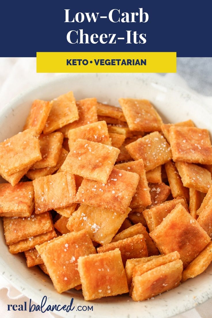 low carb cheez - its recipe in a white bowl