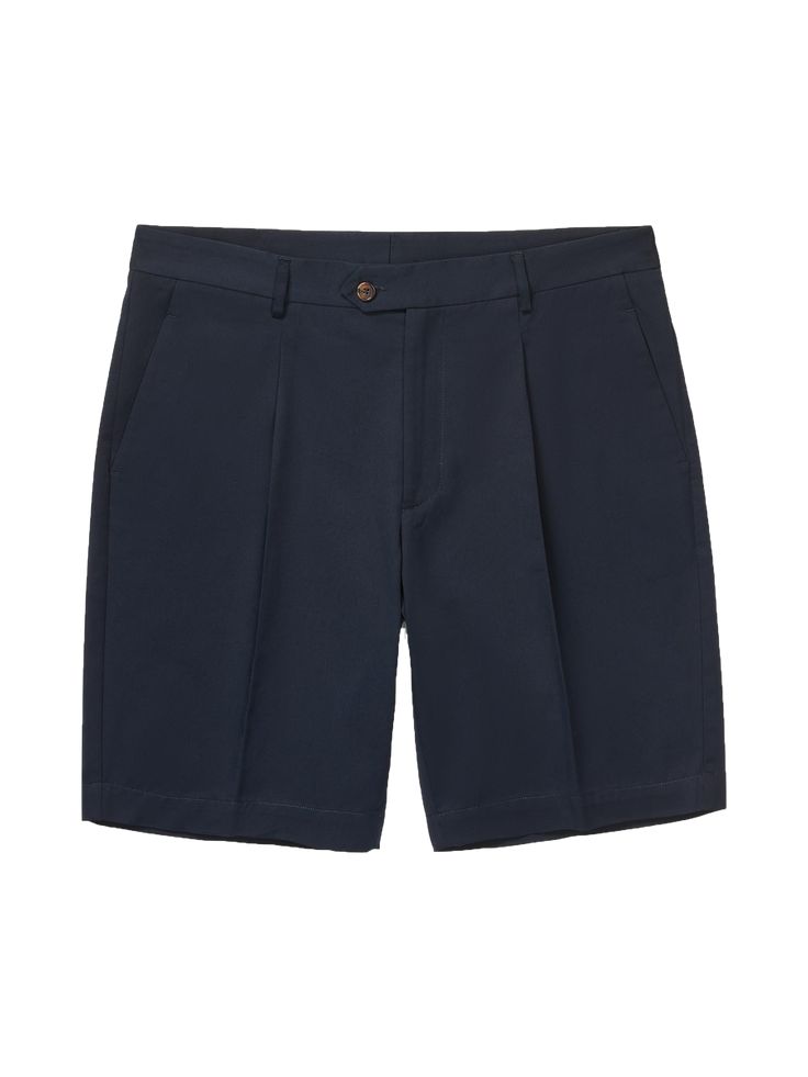 Our Pleated Shorts offer a sharp fit, with an ideal inseam hitting just above the knee. Premium Italian twill fabric maintains a crisp touch throughout the day from gardening to dinner, these dress up or down with ease. An extended waistband allows for wear without a belt. Trimmed with natural corozo buttons and nickel hardware. Made in Italy. Nickel Hardware, Pleated Shorts, Twill Fabric, Above The Knee, Cotton Twill, The Knee, Dress Up, In Italy, Italy