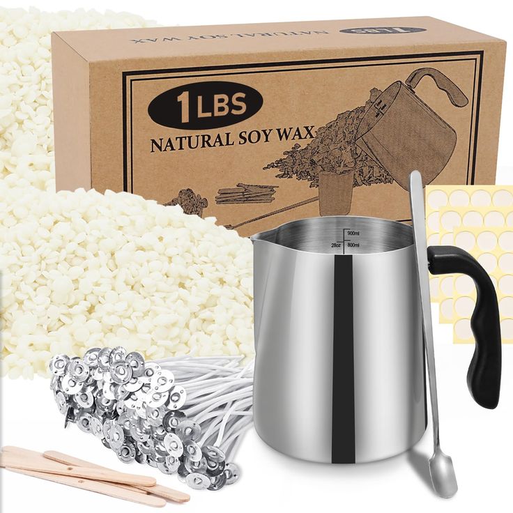 a silver coffee pot next to a box of marshmallows and two spoons