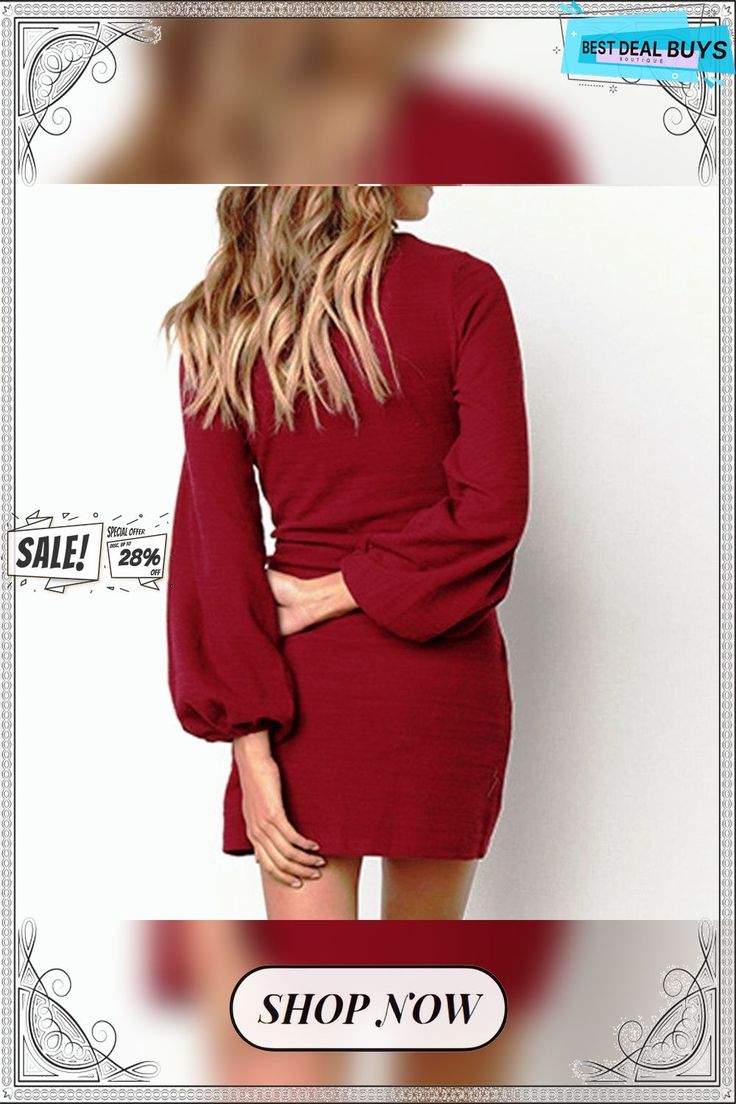 @ Women's Bandage Dress Long Sleeve Casual Round Neck Solid Color Dress Solid Color Sexy Dress Bodycon Dress Autumn Dresses Long Sleeve Bandage Dresses For Club, Non-stretch Solid Color Mini Dress For Date Night, Fitted V-neck Bandage Mini Dress, Winter Solid Color Mini Length Dress, Winter Mini Length Solid Color Dress, Solid Color Mini Bodycon Dress For Date Night, Summer Long Sleeve Bodycon Bandage Dress, Long Sleeve Bodycon Bandage Dress For Summer, Bodycon Bandage Dress With Long Sleeves For Summer