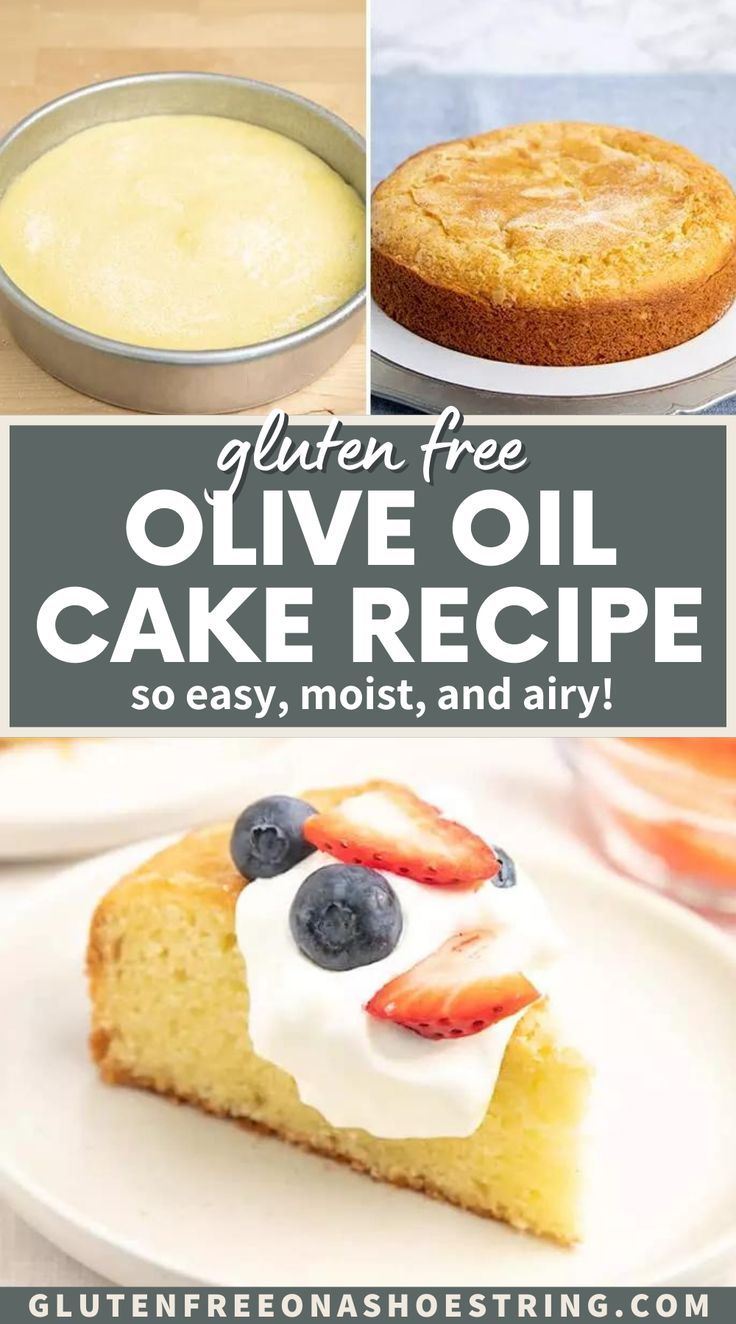 gluten free olive oil cake recipe so easy, moist and airy