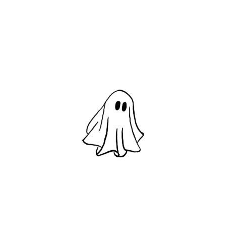 Ghost | Creative Small Tattoos By  Allison Green Small Tatoo Idea For Boy, Bat Pumpkin Ghost Tattoo, Skull Mini Tattoo, Tiny Fall Tattoos, Minimalist Halloween Tattoo, Tat Sketches, Little Halloween Tattoos, Pumpkin Tattoo Small Simple, Tiny Ghost Tattoo