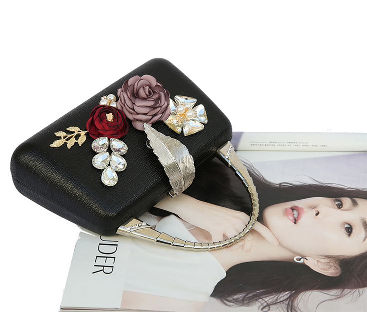 Luxy Moon Women's Clutch Evening Bag Flower Handbag Wedding Purse Flower Shaped Evening Bag, Elegant Flower-shaped Evening Bag, Formal Flower-shaped Evening Bag, Elegant Flower-shaped Party Bags, Elegant Flower Shaped Evening Bag For Gifts, Elegant Flower-shaped Evening Bag For Gifts, Elegant Flower Shaped Evening Bag For Events, Elegant Flower-shaped Evening Bag For Events, Elegant Flower Shaped Evening Bag