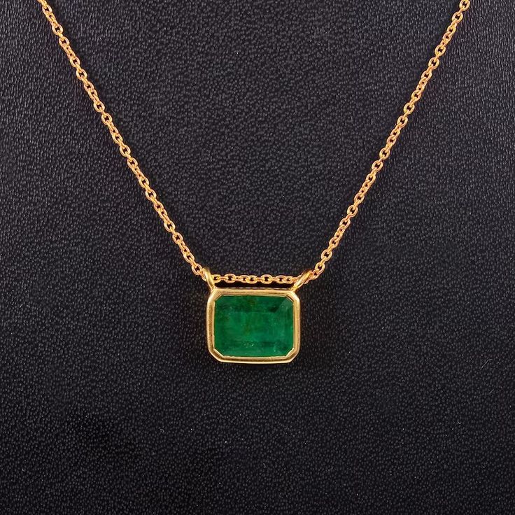 Natural Emerald Pendant Simple Vivid Green Emerald - Etsy Emerald Pendant Simple, Emerald Pendant Necklace, Emerald Necklace Pendant, Emerald Style, Emerald Pendant, May Birthstone, Emerald Necklace, Emerald Jewelry, Green Emerald