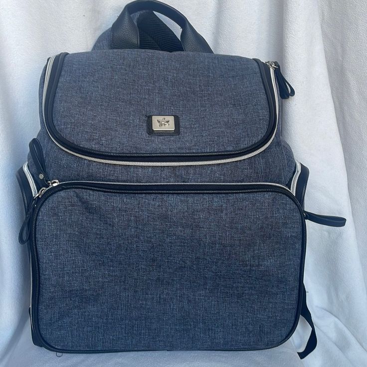 Brand New. Never Used. Lots Or Room And Pockets! Dimensions Are: Height- 16” Width- 14” Gray Backpack For Everyday Use, Everyday Use Gray Standard Backpack, Gray Backpack For Daily Use, Gray Travel Backpack, Versatile Gray Rectangular Backpack, Versatile Gray Backpack For Daily Use, Versatile Gray Backpack For Travel, Everyday Large Capacity Gray Backpack, Gray Everyday Backpack