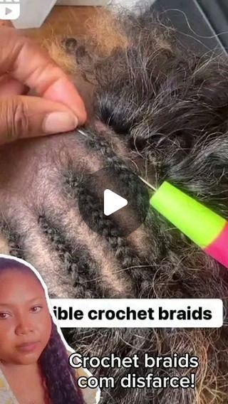 Invisible Hairline Crochet Braids, How To Crochet Curly Hair, Pre Looped Crochet Braids, Trendy Tresses Crochet Hair, Crochet Braiding Pattern, Crochet Straight Hair Hairstyles, Invisible Crochet Braids, Curly Braid Styles, Invisible Crochet Hair