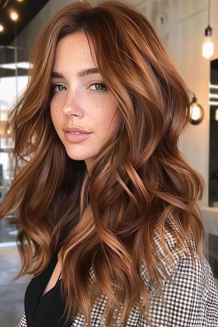 CuteHairColorIdeaforBrownHair251 6aa Hair Color, Brunette And Auburn Balayage, Fall Reddish Brown Hair, Root Melt Auburn, Honey Amber Hair Color, Blond Auburn Hair, Natural Dark Red Hair With Highlights, Brunette To Cowboy Copper, Warm Summer Hair Color