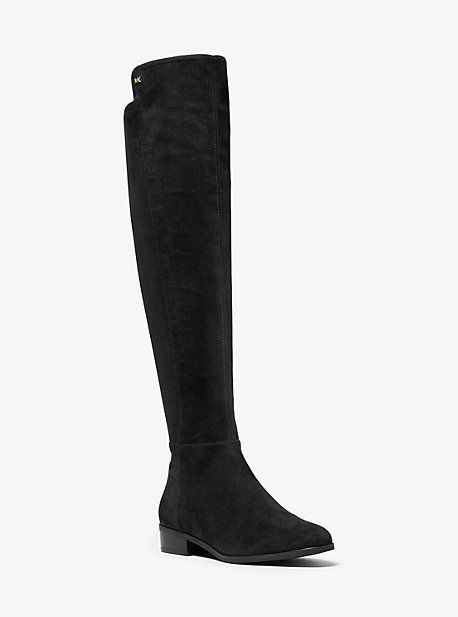 Designed in an over-the-knee silhouette our Bromley boot nods to chic equestrian style. Its stretch construction and side zip fastening render it easy to wear while a slight heel ensures day-long comfort. Balance the ultra-sleek feel with the season’s Bohemian midi dresses. Midi Dress Boots, Long Winter Boots, Over The Knee Boot Outfit, Michael Kors Boots, Sock Outfits, Cute Sneakers, Knee Boot, How To Stretch Boots, Beautiful Boots