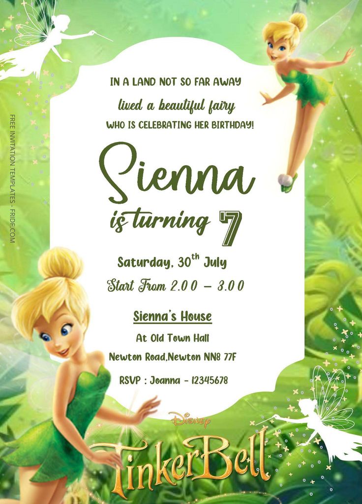 the tinkerbell fairy birthday party is going on