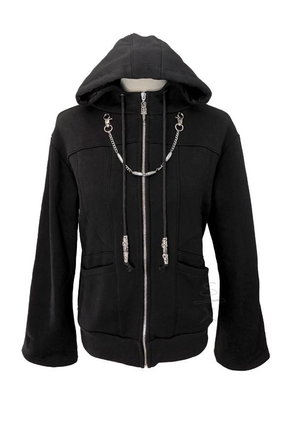 Kingdom Hearts Games, Casual Cosplay, Kingdom Hearts, Black Jacket, Hoodie Jacket, Long Coat, Outerwear Women, Dream Clothes, Zip Ups