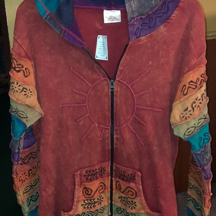 Pls If U R Interested In Any Of My Items Pls Ask If Still Have Cause I Donate Alot And Can't Remember Everything I Dobate.If I'm Posting This Message I Do Have This. Casual Multicolor Cotton Hooded Jacket, Multicolor Cotton Hoodie For Winter, Casual Multicolor Hooded Jacket, Casual Multicolor Hooded Jacket With Long Sleeves, Comfortable Hooded Winter Tops, Red Cotton Hooded Jacket For Spring, Multicolor Hoodie With Pockets For Spring, Multicolor Hooded Top With Drawstring For Fall, Multicolor Drawstring Hooded Top For Fall