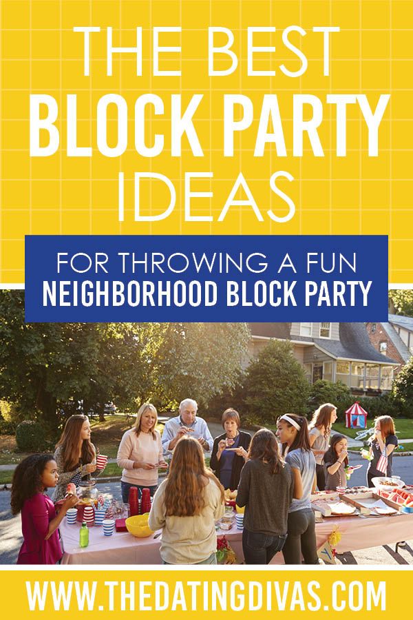 the best block party ideas for throwing a fun neighborhood block party