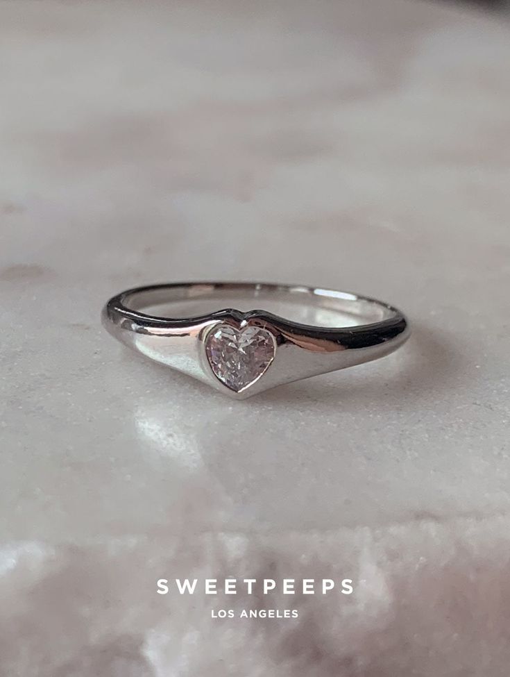 Classic Heart Signet Ring - Silver – SP Inc. Promise Ring Silver, Heart Signet Ring, Silver Promise Rings, Silver Signet Ring, Gold Dipped, Brass Copper, Support Team, Oils For Skin, Ring Silver