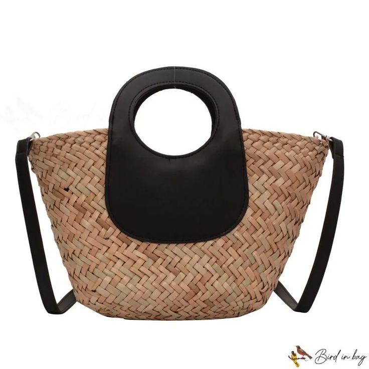 Bird in Bag - Design handheld women's straw bags new crossbody bags vegetable basket bucket bag Summer Straw Bag For Shopping With Detachable Handle, Straw Top Handle Shopping Bag, Spring Picnic Tote Shoulder Bag, Top Handle Straw Shopping Bag, Trendy Straw Bucket Bag With Braided Handles, Spring Bucket Straw Bag With Adjustable Strap, Large Capacity Straw Beach Bag, Spring Bucket Shape Straw Bag With Adjustable Strap, Spring Straw Bucket Bag With Adjustable Strap