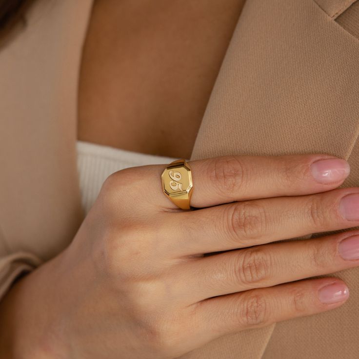 B O L D ∙ S Q U A R E ∙ S I G N E T ∙ R I N G Make a statement and let your jewelry do the talking with our Bold Square Signet Ring. Personalize the engraving on this ring with your lucky number or letters/initials that mean something special to keep with you always. This statement jewelry piece is sure to find its way into any look you're going for. * Material: High Quality Solid 925 Sterling Silver  * Finish: Sterling Silver ∙ 18K Gold  ∙ Rose Gold  * All our work is custom made by hand with L Everyday Open Ring With Initials, Minimalist Engraved Initial Ring For Everyday Wear, Minimalist Engraved Initial Ring For Everyday, Minimalist Tarnish Resistant Initial Ring For Promise, Minimalist Engraved Open Ring With Initials, Minimalist Adjustable Engraved Initial Ring, Minimalist Initials Signet Ring For Promise, Minimalist Initials Signet Ring, Modern Tarnish Resistant Initial Ring