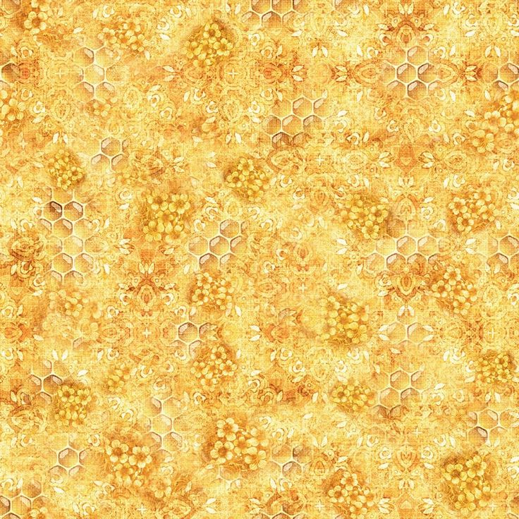 an orange and yellow background with many small circles in the shape of flowers on it