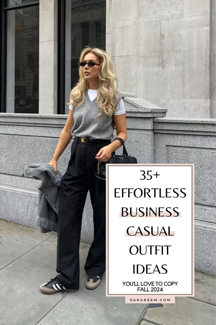 If you’re looking to refresh your wardrobe for fall 2024, remember that business casual is all about versatility. You can mix and match pieces to create outfits that work for any occasion, whether it's a casual get-together or a more formal setting. Let's dive into some fun and stylish fall business casual outfit ideas that will keep you looking sharp and feeling comfy all season long. Day To Night Business Casual, Work Wear Outfits Women, Business Casual Outfit Inspo For Women, Work Bodysuit Outfit, Business Casual Packing List, Business Casual Reception Outfit, Work To Going Out Outfit, 80 Degree Work Outfit, Black Pant Business Casual Outfit